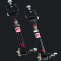 Adjustable sway bar end links for offroad suspension in Lebanon, black metal parts with bolts