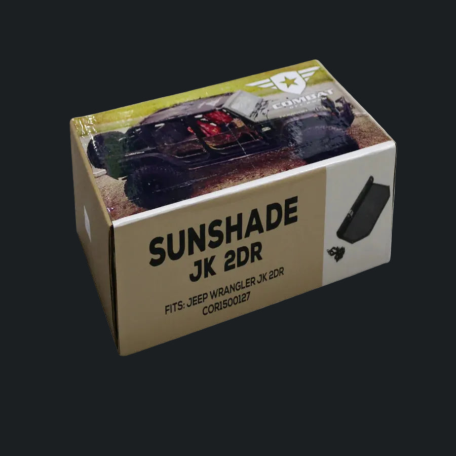 Combat Offroad Jeep JK Wrangler 2DR Sun Shade Cover MBK4x4Parts