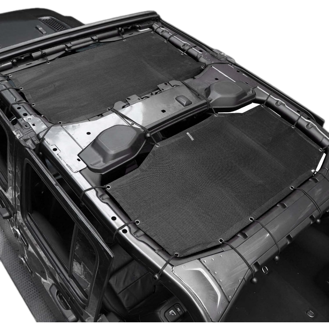 JeCar Jeep JL Sunshade 4 Doors Front & Rear JeCar
