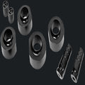 Black suspension lift kit spacers and bushings for offroad vehicles in Lebanon