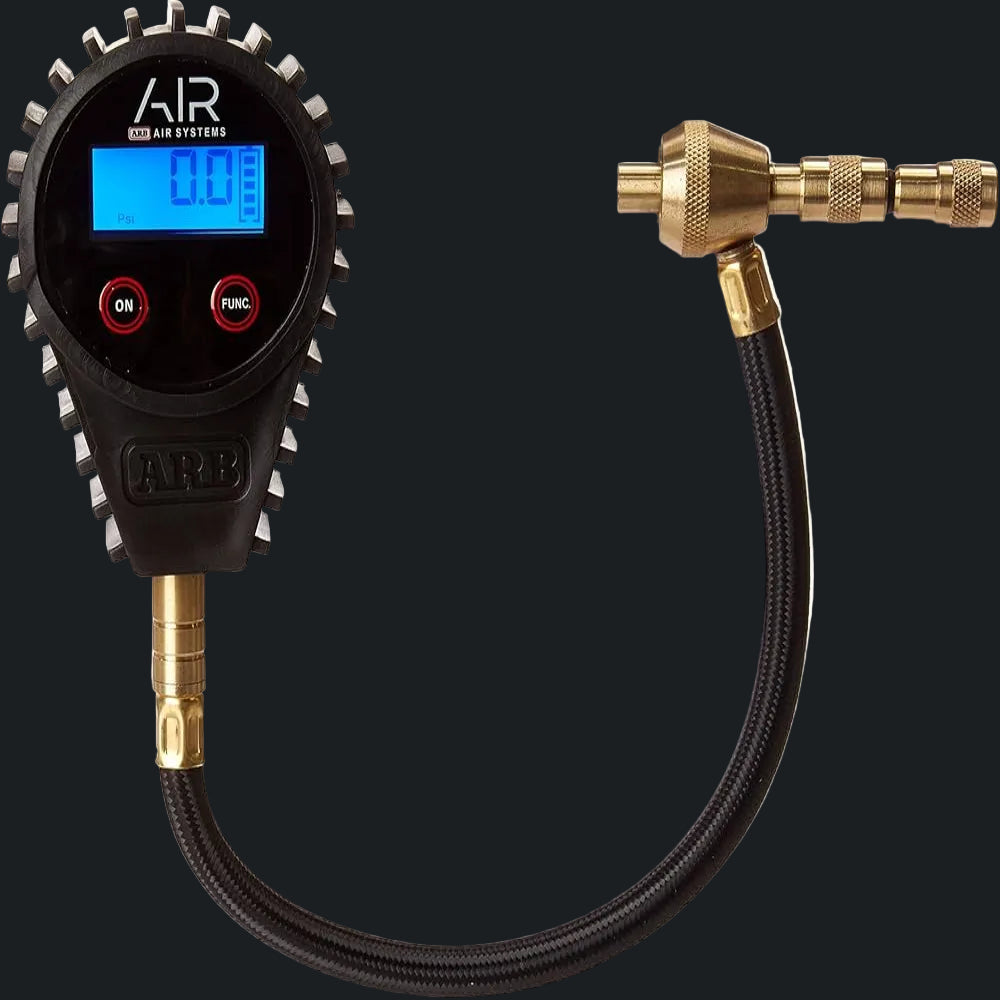 Digital tire pressure gauge with hose and brass fittings for offroad vehicles in Lebanon