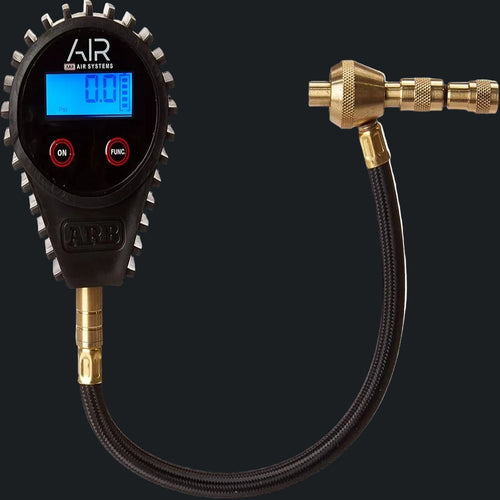 Digital tire pressure gauge with hose and brass fittings for offroad vehicles in Lebanon