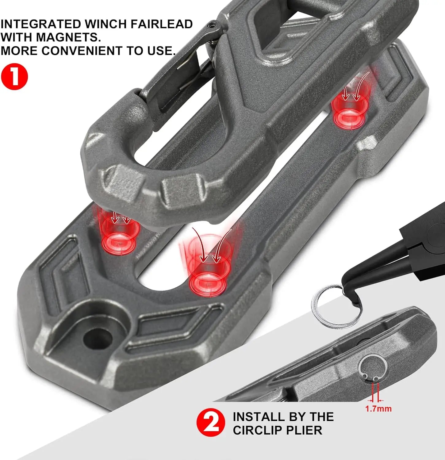 X-BULL Electric Winch XRS 13500 LBS 12V Synthetic Rope for Towing Truck Off Road with 2 in 1 Wireless Remote MBK4x4Parts