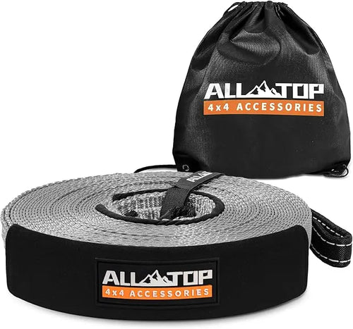 ALL-TOP Winch Extension Strap 2in x 65.6ft 11,000 Lbs MBK4x4Parts