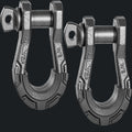 Heavy-duty 3/4 offroad D ring shackles for 4x4 vehicles, suitable for Lebanon