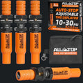 Set of orange tire deflators with packaging and carrying case available in lebanon for offroad use