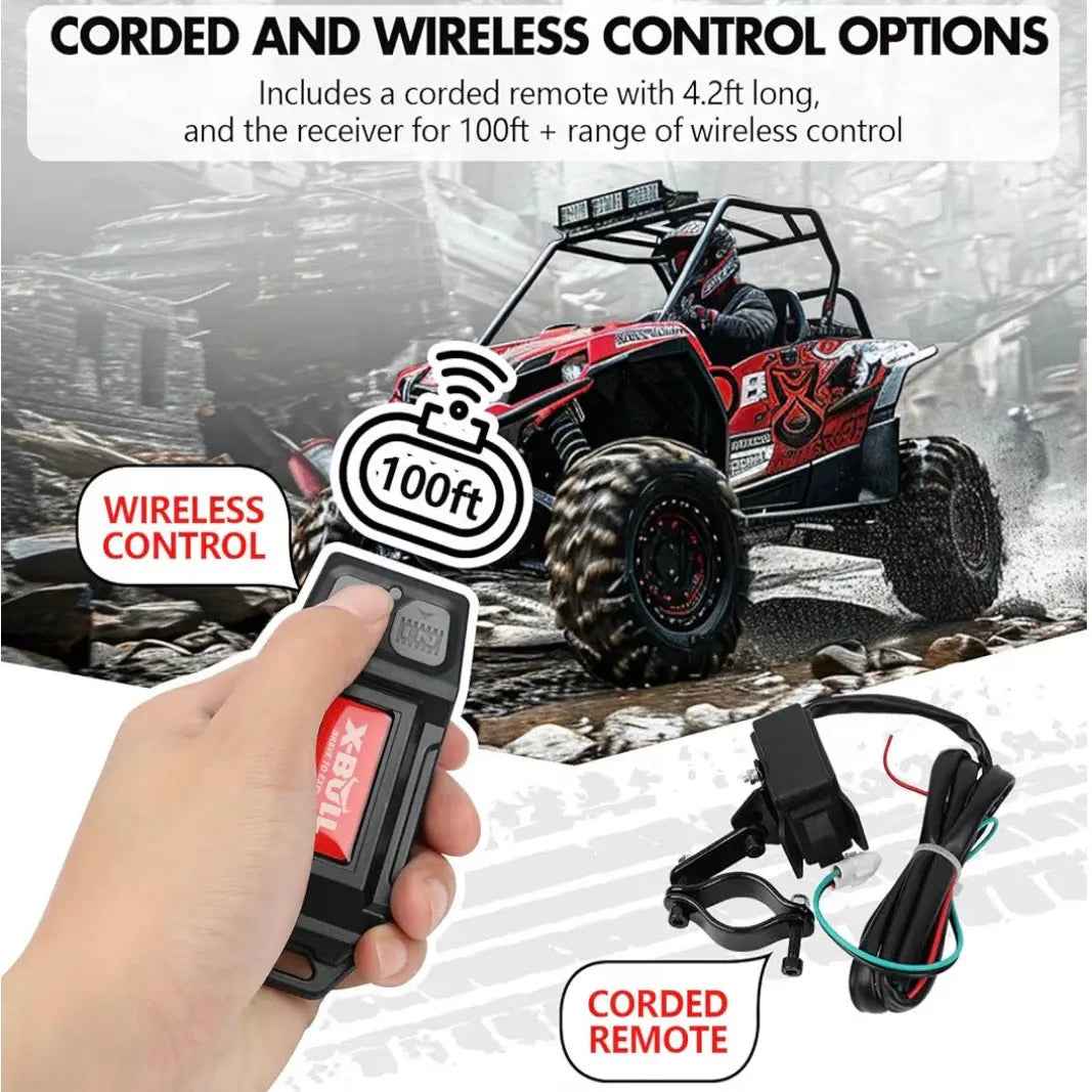 X-BULL 6000LBS IP68 Waterproof Electric Winch