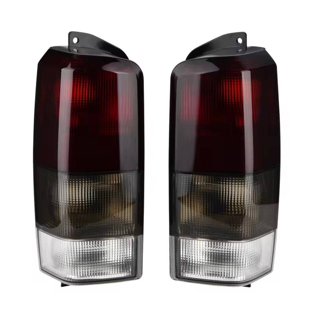 Azumka 97-01 XJ Tail Lights - Black/Smoke