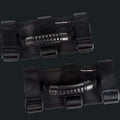 Pair of black off-road grab handles with nylon straps, ideal for 4x4 vehicles in Lebanon