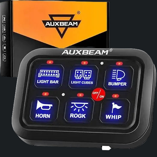 Auxbeam automotive switch panel for off-road lights and accessories, Lebanon