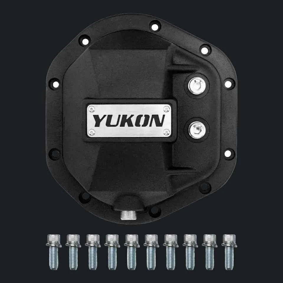 Yukon black differential cover with bolts for offroad vehicles in Lebanon