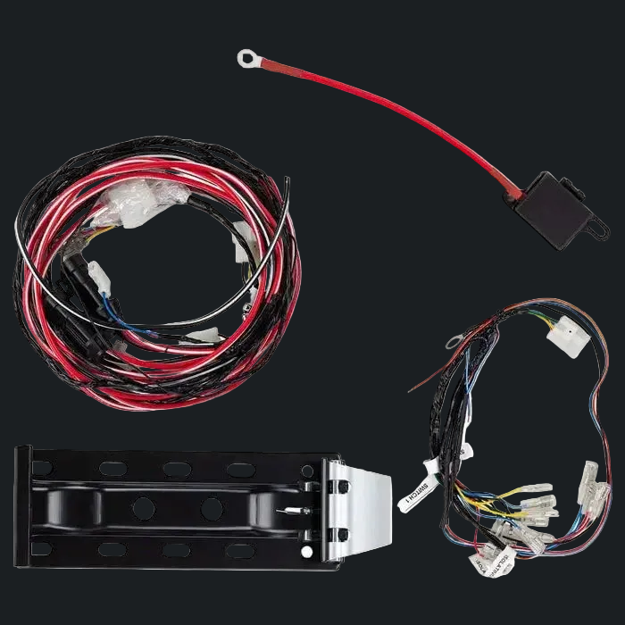 12V onboard air compressor wiring kit with mounting bracket and connectors for Lebanon