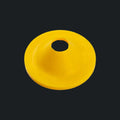 Yellow rear coil spring trim packer for suspension systems, suitable for Lebanon vehicles