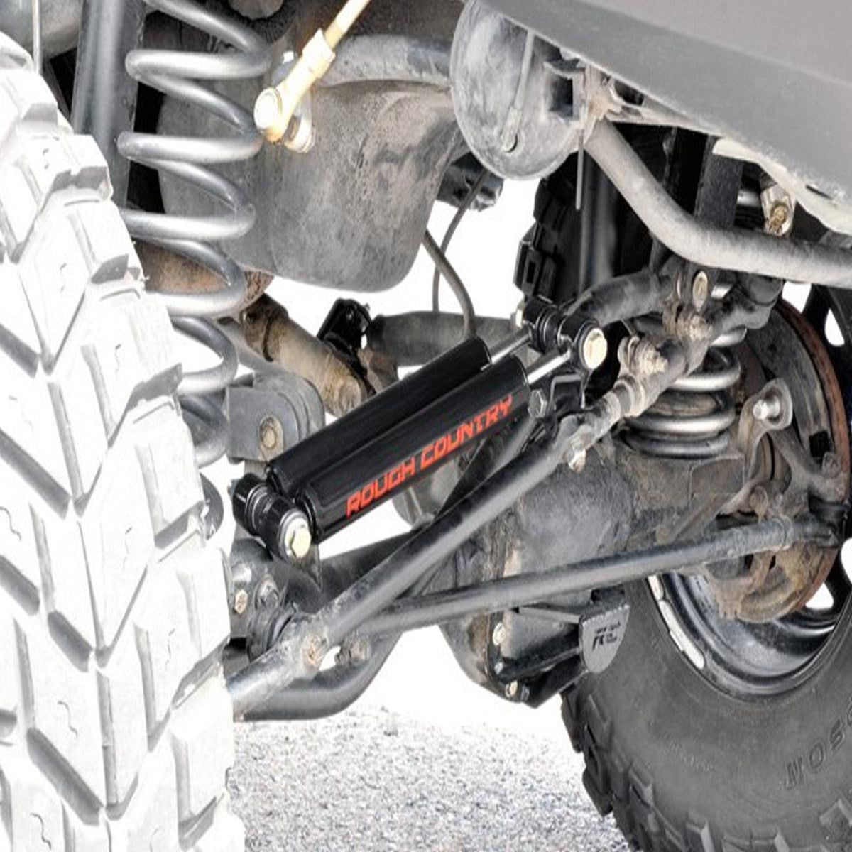 Rough Country Dual Steering Stabilizer for Jeep TJ/XJ/MJ Rough Country