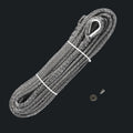 Synthetic winch rope replacement kit with metal hook, screw, and washer for offroad use in Lebanon.