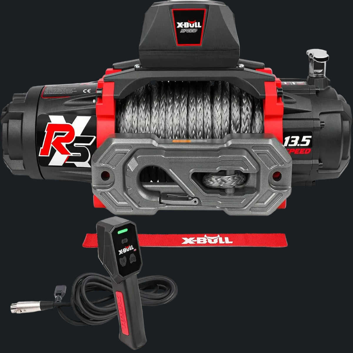 Electric winch with synthetic rope and wireless remote for off-road trucks in Lebanon